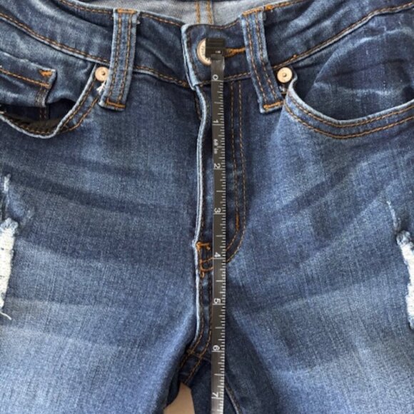 KanCan distressed jeans skinny jeans size 0 - Picture 6 of 8